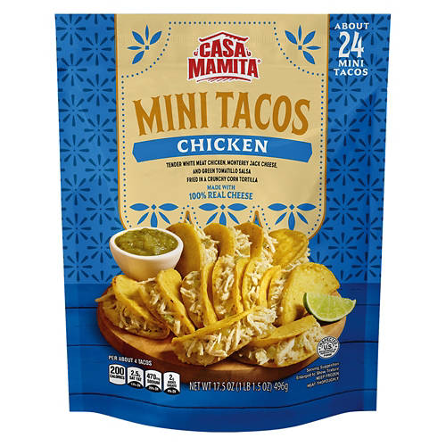 Casa Mamita Chicken Mini Tacos, 24 count